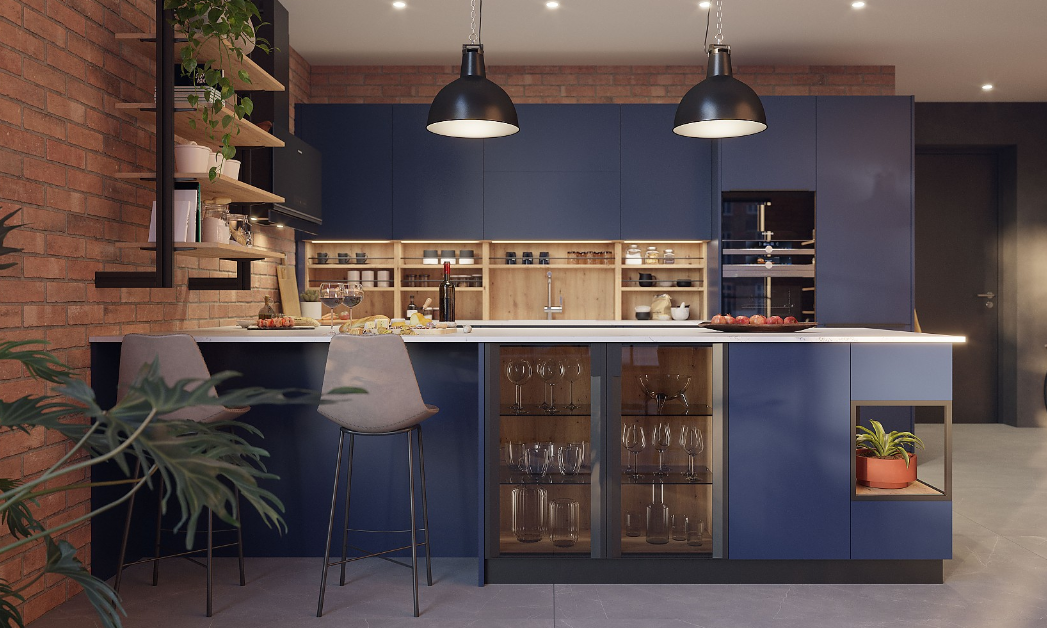 Cocina abierta al salón

Elegancia y naturalidad conviven en este ambiente tipo loft. Una combinación que atiende a un estilo con personalidad. La distribución con península permite movimientos cómodos en su estancia, siendo una opción muy práctica para espacios abiertos.

Una península pensada para todos.

La zona de cocción, la zona de fregadero y la zona de trabajo, forman un triángulo perfecto. En este caso, la península permite que la zona de trabajo sea muy amplia. Además de ser un elemento funcional para trabajar, la península permite ser la separación entre cocina y salón. En la parte exterior de la misma, podemos colocar unos taburetes o unas vitrinas, que harán que este espacio se convierta en la nueva zona de reuniones.

