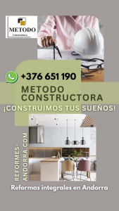 METODO CONSTRUCTORA | Reformes integrals d’alt estànding a Andorra. Som especialistes en reformes integrals d’alt nivell, cuidant cada detall i adaptant-nos a les necessitats de cada client.